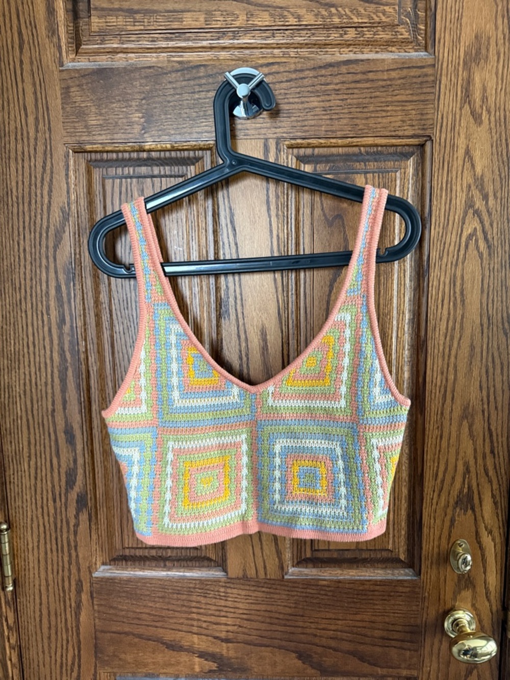 RVCA Multicolor Knit Tank Top - Pastel Stripes